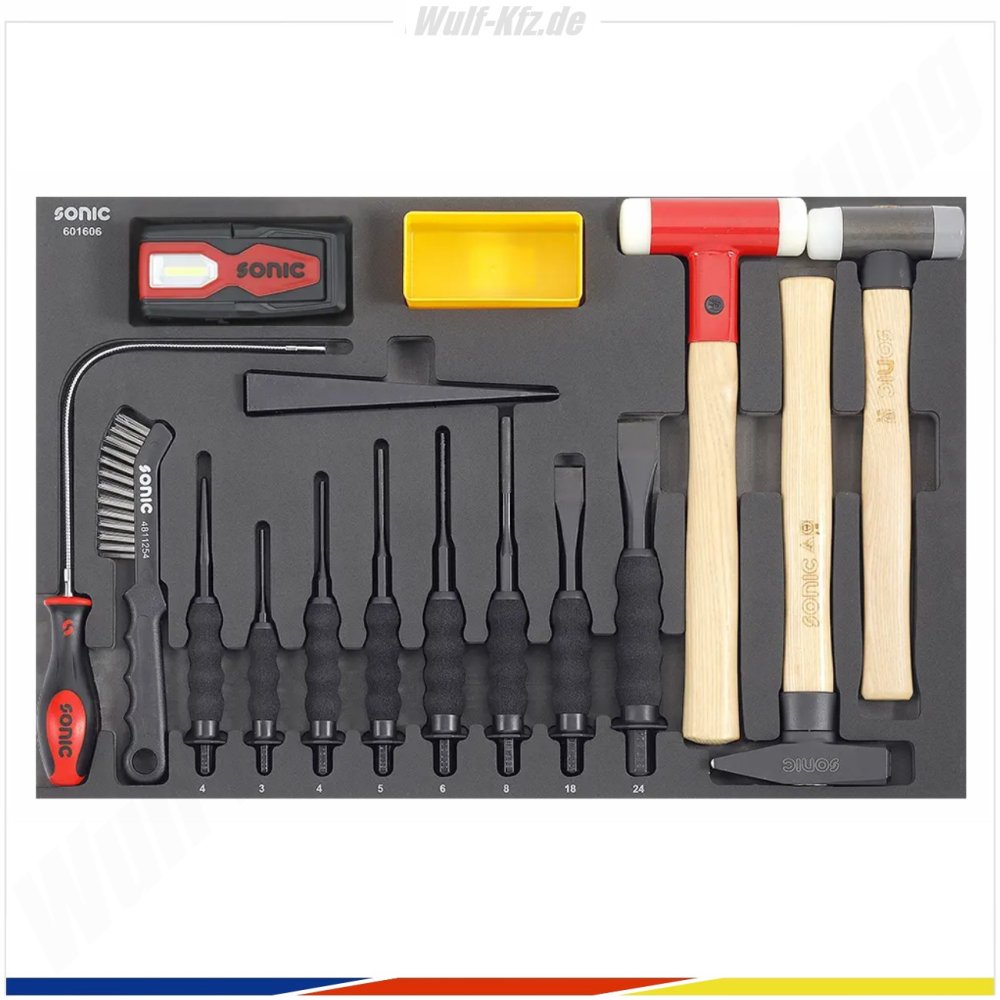 Sonic gefüllter Werkstattwagen NEXT S9 MOTORCYCLE / 325-​tlg.